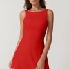 31-52ZuC7L.jpg Womens Open Back Tennis Dress Sleeveless Built in Shorts Golf Athletic Dress with Pockets