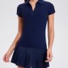 31-U7mROabL.jpg Tennis Skirt Set for Women Two Piece Golf Outfits High Waisted Pleated Athletic Skirt Outfits with Pockets