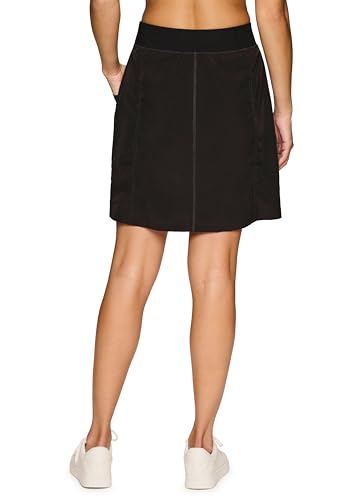 310jupK0EmL.jpg Active Fashion Skort for Women, Long Length Golf/Pickleball Skort with Flat-Front Waistband, Plus Sizes