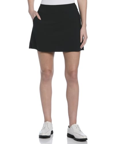 Women's 16” Pull-on Knit Tricot Golf Skort with Tummy Control, Stretch Fabric, Moisture-Wicking, Sun Protection