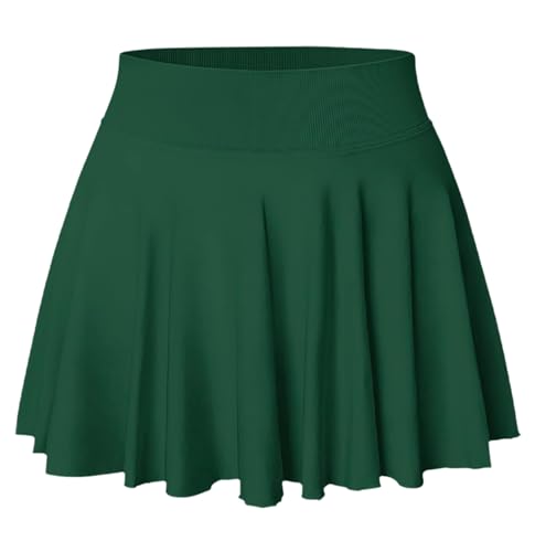 311ObS2vFCL.jpg YOAKAKU Pleated Tennis Skater Skirts for Women with Pocket Shorts Flowy Golf Athletic Skort Sports Mini Skirt