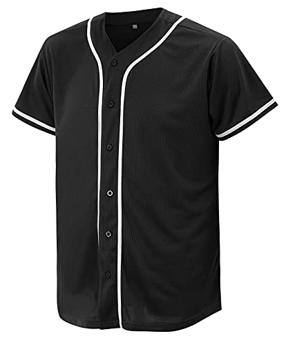 311vCw4cqmL.jpg Baseball Jersey for Men and Women, Baseball Shirts for Custom Button up Shirt,Hipster Hip Hop Sports Uniforms
