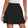 313Fa0my4L.jpg Womens Tennis Skirt 16" Skorts for Woman Dressy Casual High Waisted Golf Athletic Ruffle Skirts with Pockets
