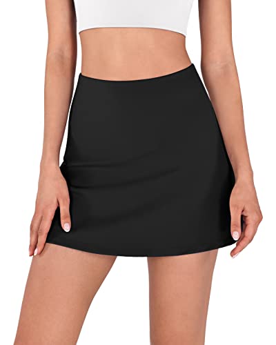 313ONfBugiL.jpg Women's Athletic Tennis Skorts with Pockets Built-in Shorts Golf Active Skirts for Sports Running Gym Training