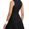 Tennis Dress for Women,Golf Dresses with Built in Shorts with 4 Pockets for Sleeveless Athletic Workout Dress