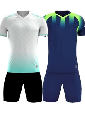 Men's Quick-Dry Soccer Jersey and Shorts 2-Pack Sets for Sports Training