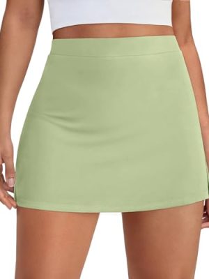 Women's Mini Tennis Skirt with Shorts Underneath 2025 Athletic Workout Cute Golf Skorts Trendy Summer Gym Clothes