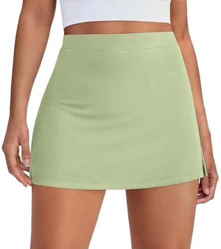 Women's Mini Tennis Skirt with Shorts Underneath 2025 Athletic Workout Cute Golf Skorts Trendy Summer Gym Clothes