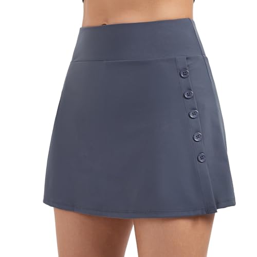 318qyHQPC8L.jpg Womens Mini Tennis Skirt Workout Athletic Golf Short Pencil Skirts Skort with Pockets Slit Cute Clothes Summer