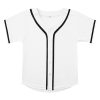 319ghXzYcqL.jpg Youth Button Down Plain Baseball Jersey, Blank Softball Team Uniform, Hip Hop Hipster Short Sleeve Active Shirts