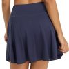 31AAb1ac70L.jpg Women's 18" Tennis Skorts Skirts Knee Length with Liner Shorts High Waisted Golf Pickleball Athletic with Pockets