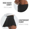 Women's Pleated Tennis Skirt Golf Skorts for Woman High Waisted Lightweight Athletic Shorts Pockets