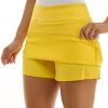 31ESHSDP9JL.jpg Women's New Millennium Solid Pull-on Skort