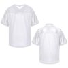 31EiqE6YiDL.jpg Blank Football Jersey,Mesh Practice Plain Football Shirt 90s Hip Hop Retro Active Unisex Workout Dry-Fit Soccer Sports Tee