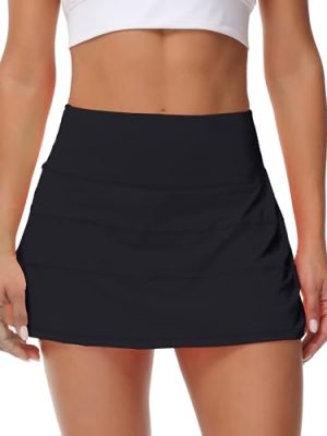 Pleated Tennis Skirt for Women with Pockets Women's High Waisted Athletic Golf Skorts Skirts Running Workout Shorts