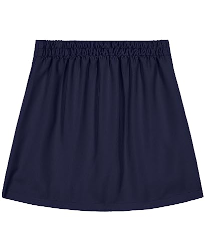 31Fu0wLoHFL.jpg Girls' School Uniform Pull-on Scooter Skirt with Undershorts, Knit Waistband & Functional Pockets, Wrinkle Resistant