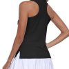 Women's Golf Shirts Sleeveless Tennis Tank Tops Racerback Polo V Neck Collared Quick Dry Athletic Tanks