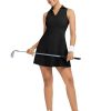 Tennis Dress for Women,Golf Dresses with Built in Shorts with 4 Pockets for Sleeveless Athletic Workout Dress