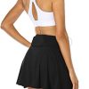 31LqIyD4i-L.jpg Women's Pleated Skirt with Pockets High Waist Sports Athletic Running Shorts Golf Tennis Skorts