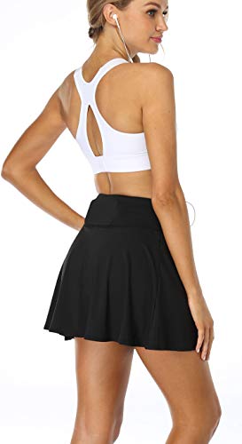 31LqIyD4i-L.jpg Women's Pleated Skirt with Pockets High Waist Sports Athletic Running Shorts Golf Tennis Skorts