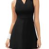 Tennis Dress for Women,Golf Dresses with Built in Shorts with 4 Pockets for Sleeveless Athletic Workout Dress