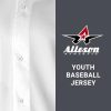 31OAMPQUglL.jpg Boys' Full Button Baseball Jersey – Comfortable, Classic Fit, and Moisture-Wicking Technology