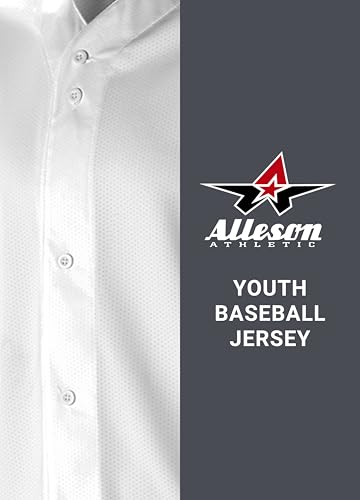 31OAMPQUglL.jpg Boys' Full Button Baseball Jersey – Comfortable, Classic Fit, and Moisture-Wicking Technology