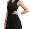 Tennis Dress for Women,Golf Dresses with Built in Shorts with 4 Pockets for Sleeveless Athletic Workout Dress