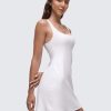 31TLNMNIebL.jpg Butterluxe Square Neck Tennis Dresses for Women A line Mini Casual Travel Holiday Summer Outfits with Shelf Bra