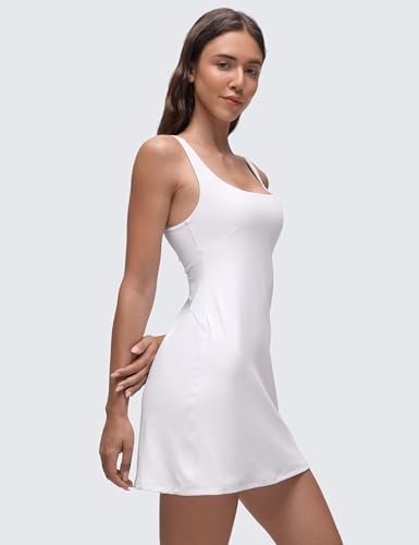 31TLNMNIebL.jpg Butterluxe Square Neck Tennis Dresses for Women A line Mini Casual Travel Holiday Summer Outfits with Shelf Bra