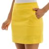 31Ygu4k3yVL.jpg Women's New Millennium Solid Pull-on Skort