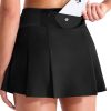 31YlHUSqJVL.jpg Tennis Skirts for Women Pleated Golf Skirt with Liner Pocket High Waisted Athletic Skort for Running Workout Sports