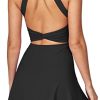 31kiJnTVD1L.jpg Tennis Dress with Built in Shorts and Bra Athletic Dress for Women Summer Cut Out Twisted Golf Workout Dress