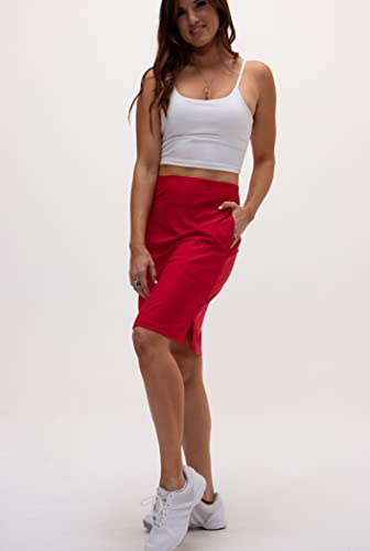 31mmrkHM2EL.jpg Women's 2-Pack Active Athletic Skort with Pockets Running Golf Workout Tennis Skirts