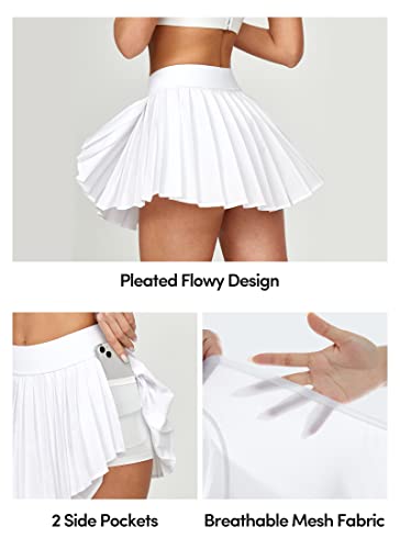 31n8wEPwX2L.jpg Tennis Skirt Pleated Skirts for Women with Pockets High Waisted Athletic Skirt Skorts for Woman Workout Golf Skort