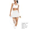 Women's Tennis Golf Skirts with Pockets High Waisted Pleated Athletic Skorts Shorts for Pickleball Workout