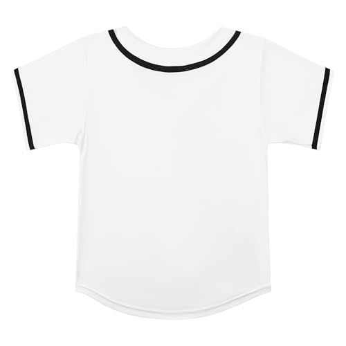 31opFSae4kL.jpg Youth Button Down Plain Baseball Jersey, Blank Softball Team Uniform, Hip Hop Hipster Short Sleeve Active Shirts