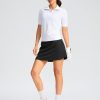 31q0QUMIqSL.jpg Golf Skirts for Women with Shorts High Waisted Tennis Skorts with 4 Pockets Lightweight Athletic Skort