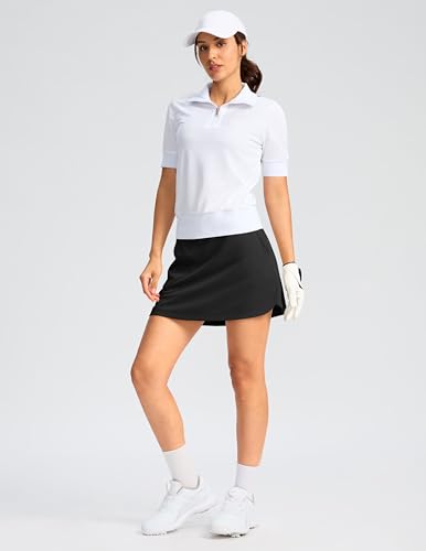 31q0QUMIqSL.jpg Golf Skirts for Women with Shorts High Waisted Tennis Skorts with 4 Pockets Lightweight Athletic Skort
