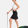 31q1wNHE50L.jpg 19" Golf Skorts Skirts for Women Zipper Pockets Knee Length Skort Women's High Waist Athletic Tennis Skirt