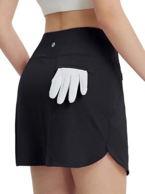 31qiTXThOEL.jpg Women's Golf Skirts with 5 Pockets High Waisted Skorts Tennis Athletic Running