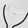 31t6Jh15fyL.jpg Youth Button Down Plain Baseball Jersey, Blank Softball Team Uniform, Hip Hop Hipster Short Sleeve Active Shirts