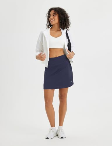 31wAq-WzsL.jpg Women's 18" Tennis Skorts Skirts Knee Length with Liner Shorts High Waisted Golf Pickleball Athletic with Pockets