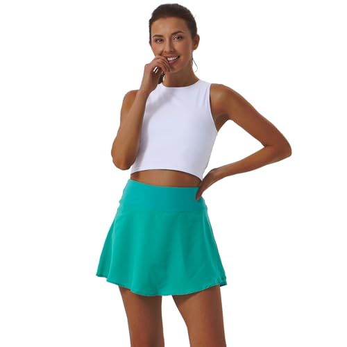 31xIBSg1JQL.jpg Womens Tennis Skirt with Shorts Athletic Workout Golf Skorts with Pocket for Gym Running Casual