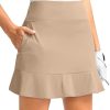 31xzDz1KArL.jpg 16" Golf Skorts for Women High Waisted Tennis Skirt Athletic Skorts Skirts for Women Built-in Shorts with 5 Pockets