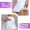 41-ip0XUftL.jpg Women's Tennis Skirt Shorts Pleated High Waisted Golf Skorts with Pockets Workout Athletic Casual Outfit Clothes