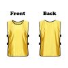12 Pack Scrimmage Training Vest, Sports Pinnies, Practice Jerseys, Practice Vest for Adult Youth Kids.