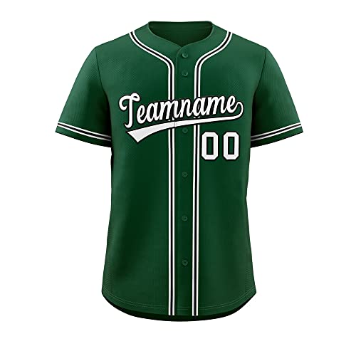 411t3QfV0WL.jpg Custom Blank Baseball Jersey Button Down Shirts Personalized Team Sports Uniforms for Men/Women/Boy