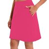 412BRWhyOSL.jpg Women's Tennis Skirt Casual Knee Length Golf Skirts with Pockets Workout Athletic Skort