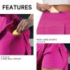 Women's Tennis Skirts High Waisted Athletic Golf Skorts with Pockets Skirts for Women Casual Workout Built-in Shorts
